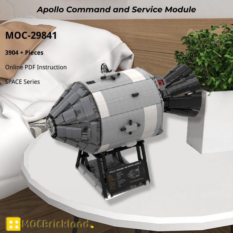 SPACE MOC 29841 Apollo Command and Service Module by FreakCube MOCBRICKLAND 5 800x800 1