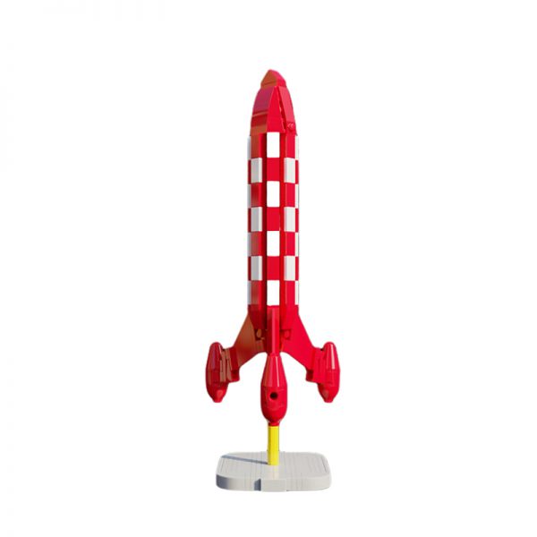SPACE MOC 39001 Tintin Moon Rocket MOCBRICKLAND 1