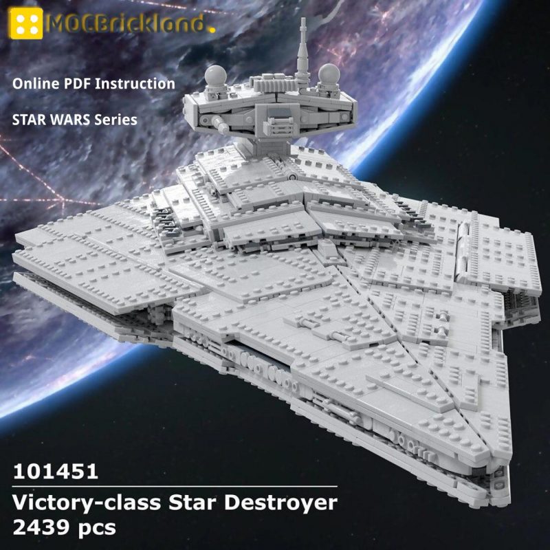 STAR WARS MOC 101451 Victory class Star Destroyer by ky ebricks MOCBRICKLAND 4 800x800 1