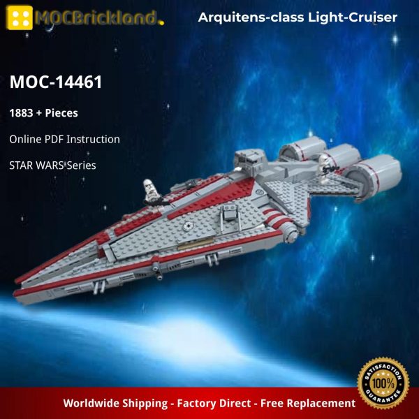STAR WARS MOC 14461 Arquitens class Light Cruiser by ShockJoke MOCBRICKLAND 1