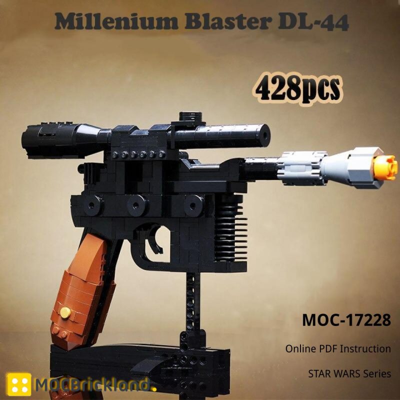 STAR WARS MOC 17228 Millenium Blaster DL 44 by buildbetterbricks MOCBRICKLAND 2 800x800 1