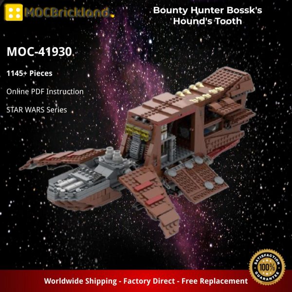 STAR WARS MOC 41930 Bounty Hunter Bossks Hounds Tooth by Bigfoot.mg MOCBRICKLAND 2