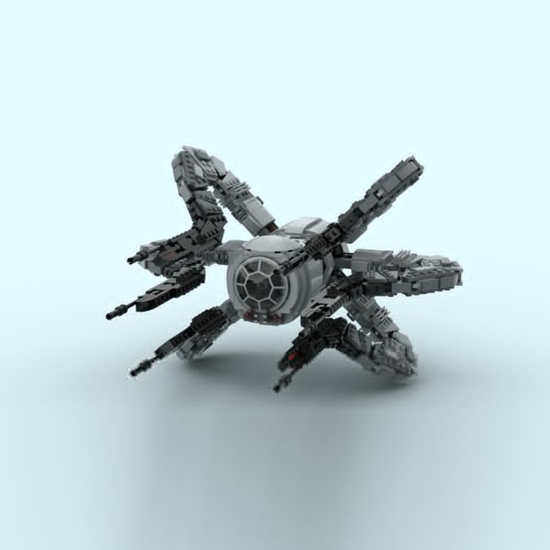 STAR WARS MOC 48191 TIE Octopus by QuentinD MOCBRICKLAND 4 1