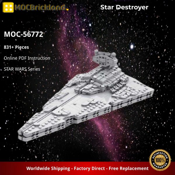 STAR WARS MOC 56772 Star Destroyer by Serenity MOCBRICKLAND 2