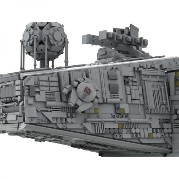 STAR WARS MOC 59329 Falcon Hides On Imperial Star Destroyer by 6211 MOCBRICKLAND 1