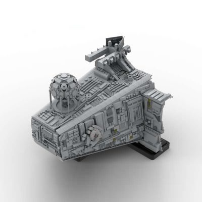 STAR WARS MOC 59329 Falcon Hides On Imperial Star Destroyer by 6211 MOCBRICKLAND 2