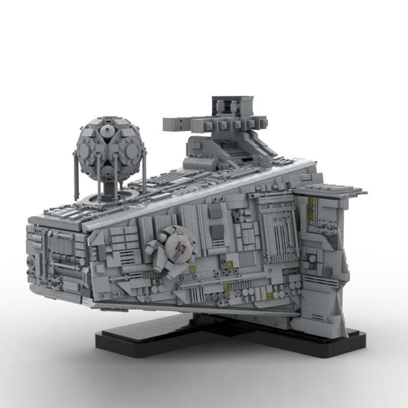 STAR WARS MOC 59329 Falcon Hides On Imperial Star Destroyer by 6211 MOCBRICKLAND 5 1
