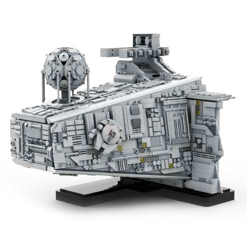STAR WARS MOC 59329 Falcon Hides On Imperial Star Destroyer by 6211 MOCBRICKLAND 6 1