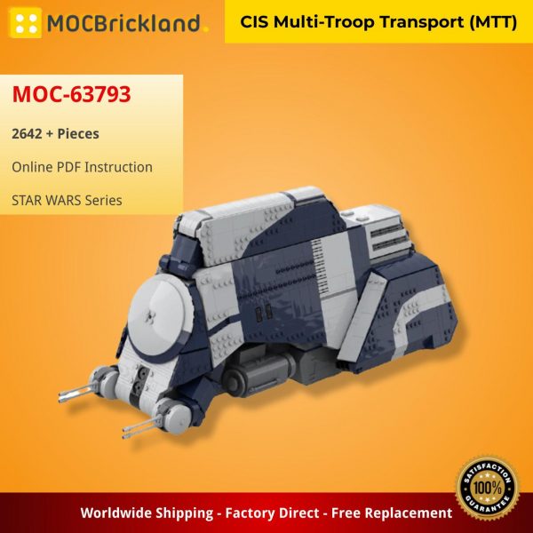 STAR WARS MOC 63793 CIS Multi Troop Transport MTT by KindOfBrick MOCBRICKLAND 1