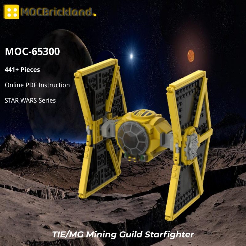 STAR WARS MOC 65300 TIEMG Mining Guild Starfighter by veryblocky MOCBRICKLAND 2 800x800 1