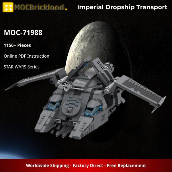 STAR WARS MOC 71988 Imperial Dropship Transport by ThrawnsRevenge MOCBRICKLAND 4