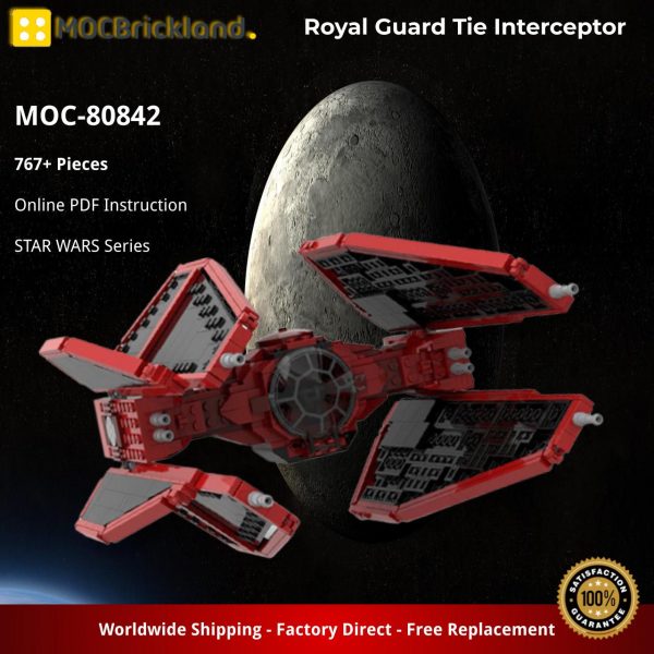 STAR WARS MOC 80842 Royal Guard Tie Interceptor by Trufflecat MOCBRICKLAND 1