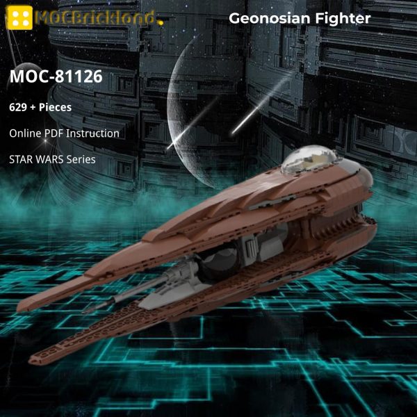 STAR WARS MOC 81126 Geonosian Fighter by Eventus Engineering System MOCBRICKLAND 5
