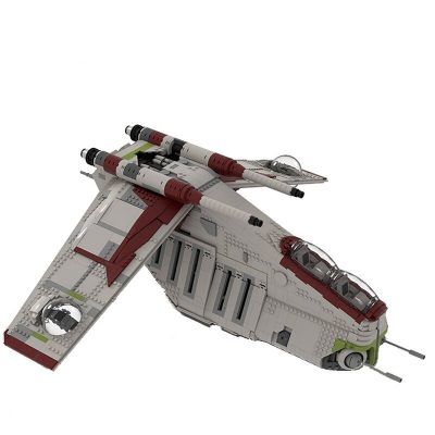 STAR WARS MOC 85627 UCS Republic Gunship The Clone Wars Mod by brickdefense MOCBRICKLAND 3