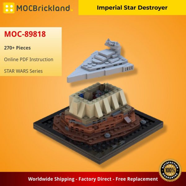 STAR WARS MOC 89818 Imperial Star Destroyer MOCBRICKLAND 2