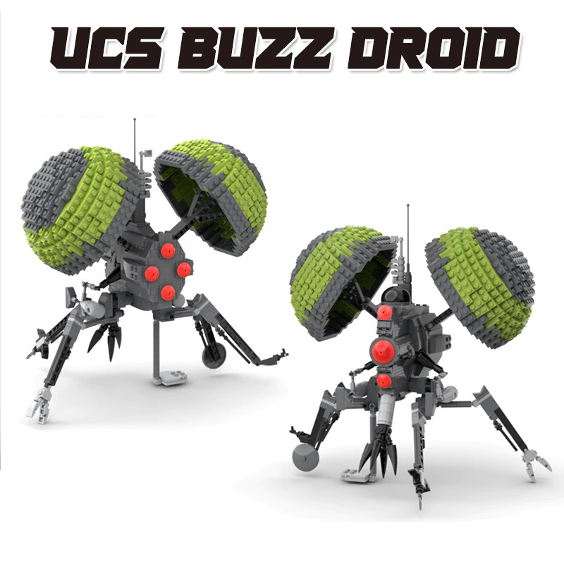 STAR WARS MOC 93700 UCS Buzz Droid by bowdbricks MOCBRICKLAND 3 1
