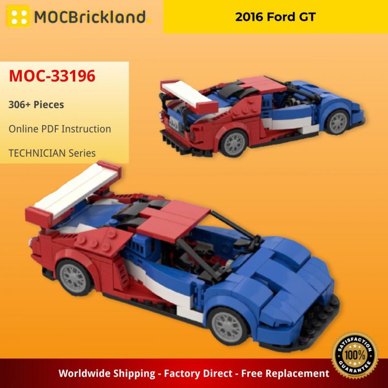 TECHNICIAN MOC 33196 2016 Ford GT by legotuner33 MOCBRICKLAND 5 800x800 1