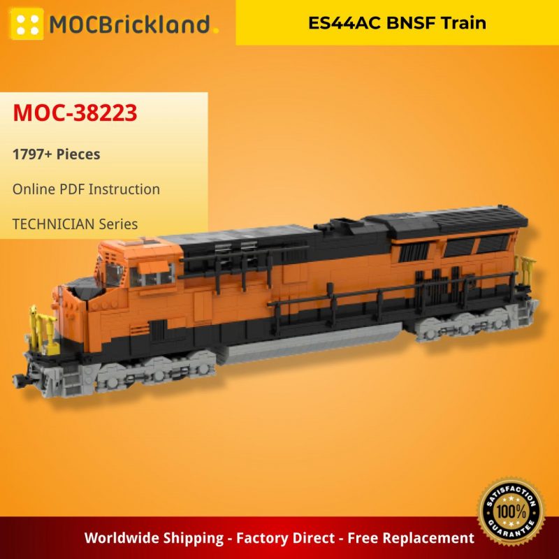 TECHNICIAN MOC 38223 ES44AC BNSF Train by Barduck MOCBRICKLAND 2 800x800 1