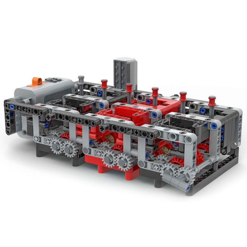 TECHNICIAN MOC 40533 63 Speed Gearbox Including Reverse by TechnicBrickPower MOCBRICKLAND 7 800x800 1