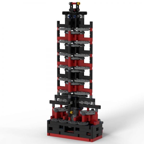 TECHNICIAN MOC 42806 Billion to One Gearing Tower by TechnicBrickPower MOCBRICKLAND 7
