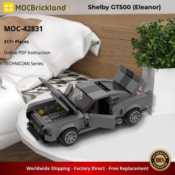 TECHNICIAN MOC 42831 Shelby GT500 Eleanor by legotuner33 MOCBRICKLAND 2