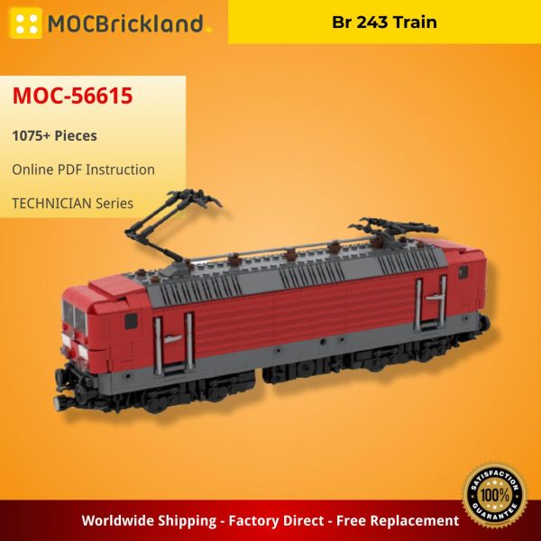 TECHNICIAN MOC 56615 Br 243 Train by Germanrailwaybuilder MOCBRICKLAND 2
