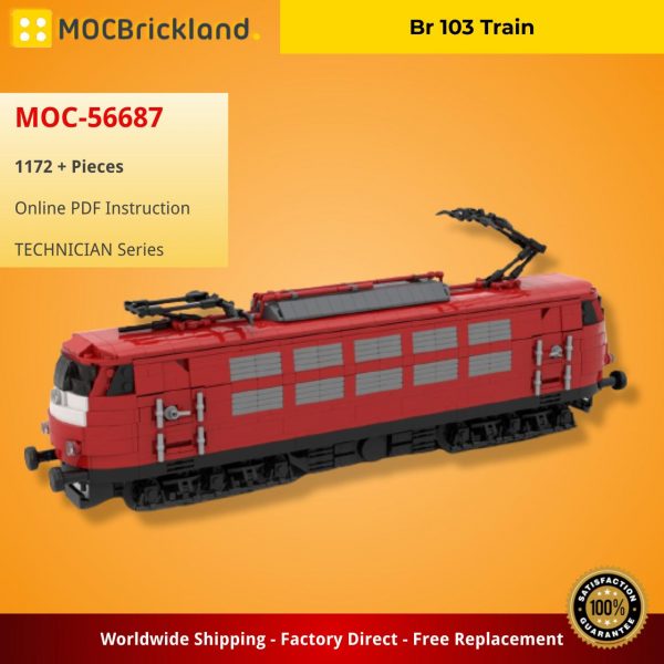 TECHNICIAN MOC 56687 Br 103 Train by Germanrailwaybuilder MOCBRICKLAND 2