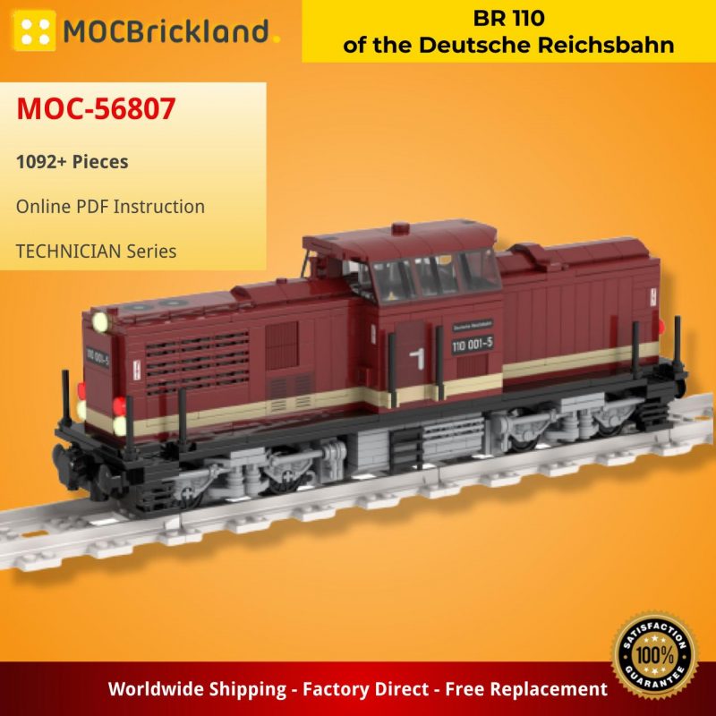 TECHNICIAN MOC 56807 BR 110 of the Deutsche Reichsbahn by langemat MOCBRICKLAND 2 800x800 1