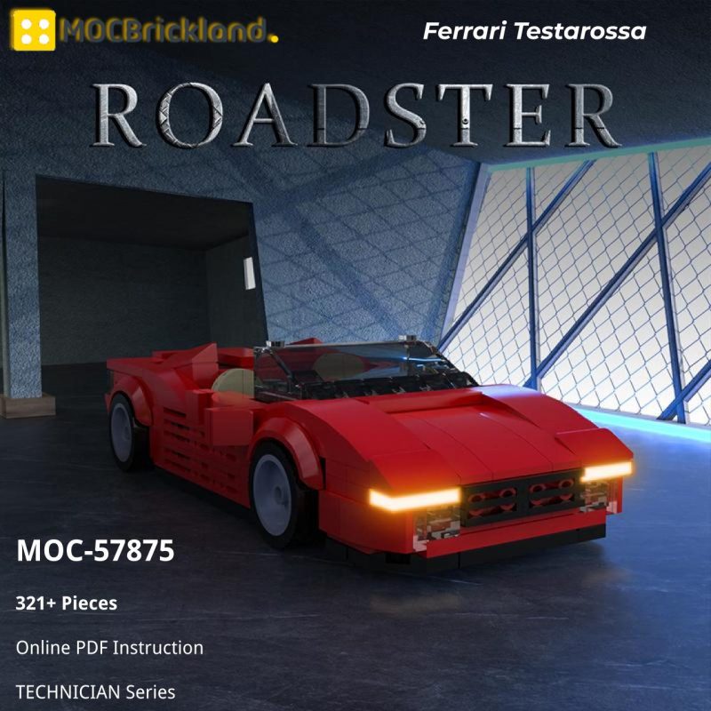 TECHNICIAN MOC 57875 Ferrari Testarossa by TLG MOCBRICKLAND 800x800 1