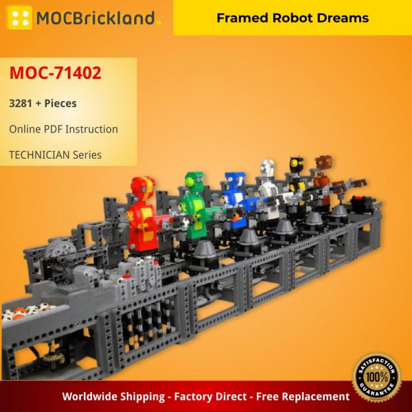 TECHNICIAN MOC 71402 Framed Robot Dreams by BrickPolis MOCBRICKLAND 2