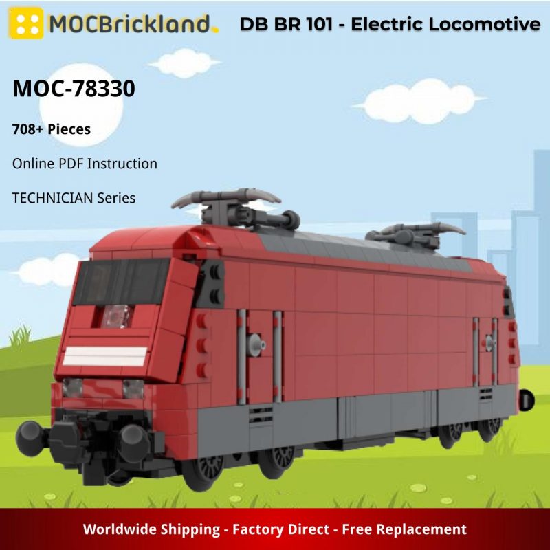 TECHNICIAN MOC 78330 DB BR 101 Electric Locomotive by brickdesigned germany MOCBRICKLAND 2 800x800 1