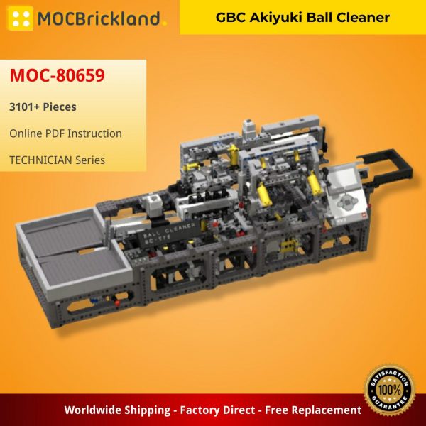 TECHNICIAN MOC 80659 GBC Akiyuki Ball Cleaner by 9vsystem MOCBRICKLAND 2