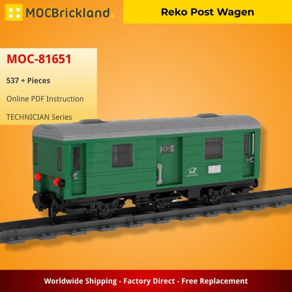 TECHNICIAN MOC 81651 Reko Post Wagen by langemat MOCBRICKLAND 2