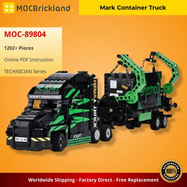 TECHNICIAN MOC 89804 Mark Container Truck MOCBRICKLAND 2