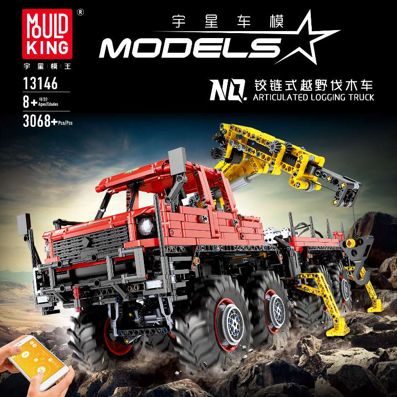 Technic MOULDKING 13146 Articulated 8×8 Offroad Truck