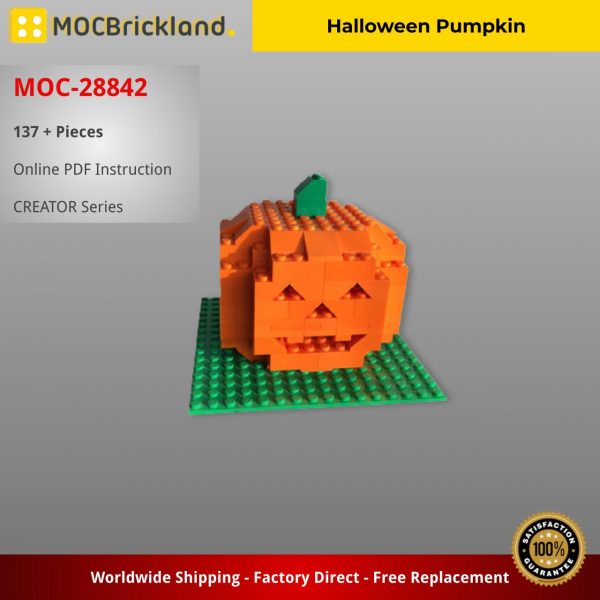 creator moc 28842 halloween pumpkin mocbrickland 3772
