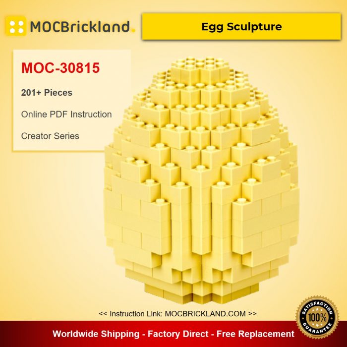 Creator MOC-30815 Egg Sculpture by Runtemund MOCBRICKLAND