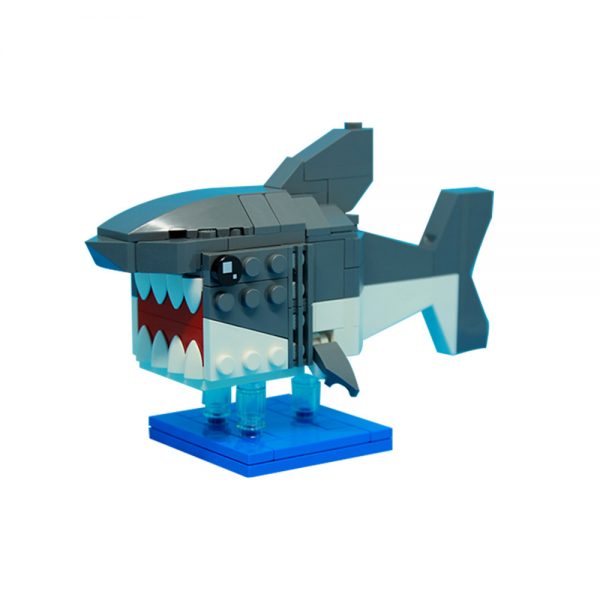 creator moc 33188 brickheadz shark by leewan mocbrickland 5557
