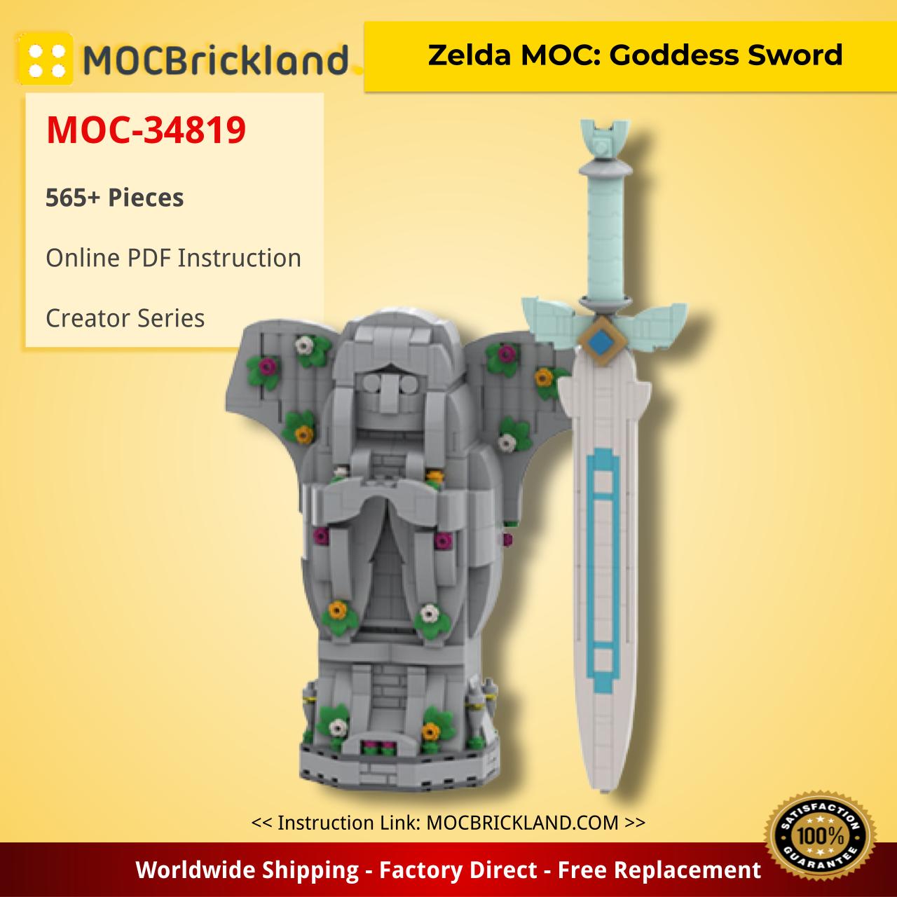 Moc Zeldaed Link Master Sword Stable Keglo Seeds Model Building