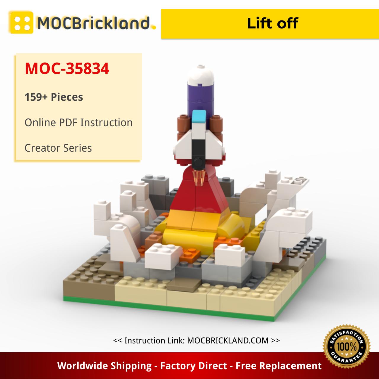 creator moc 35834 lift off mocbrickland 7290
