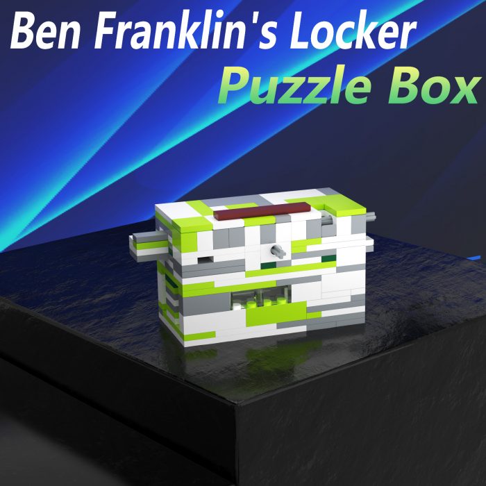 CREATOR MOC-42955 Ben Franklin's Locker (A Puzzle Box) by Cheat3 Puzzles MOCBRICKLAND