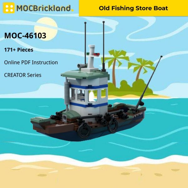 creator moc 46103 old fishing store boat by tob1bricks mocbrickland 1029