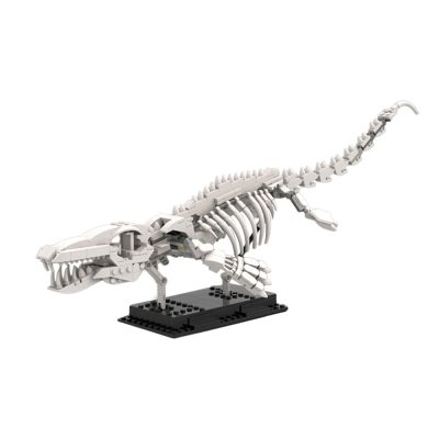 creator moc 47070 mosasaur skeleton dinosaur fossils by laurensposthuma mocbrickland 4833