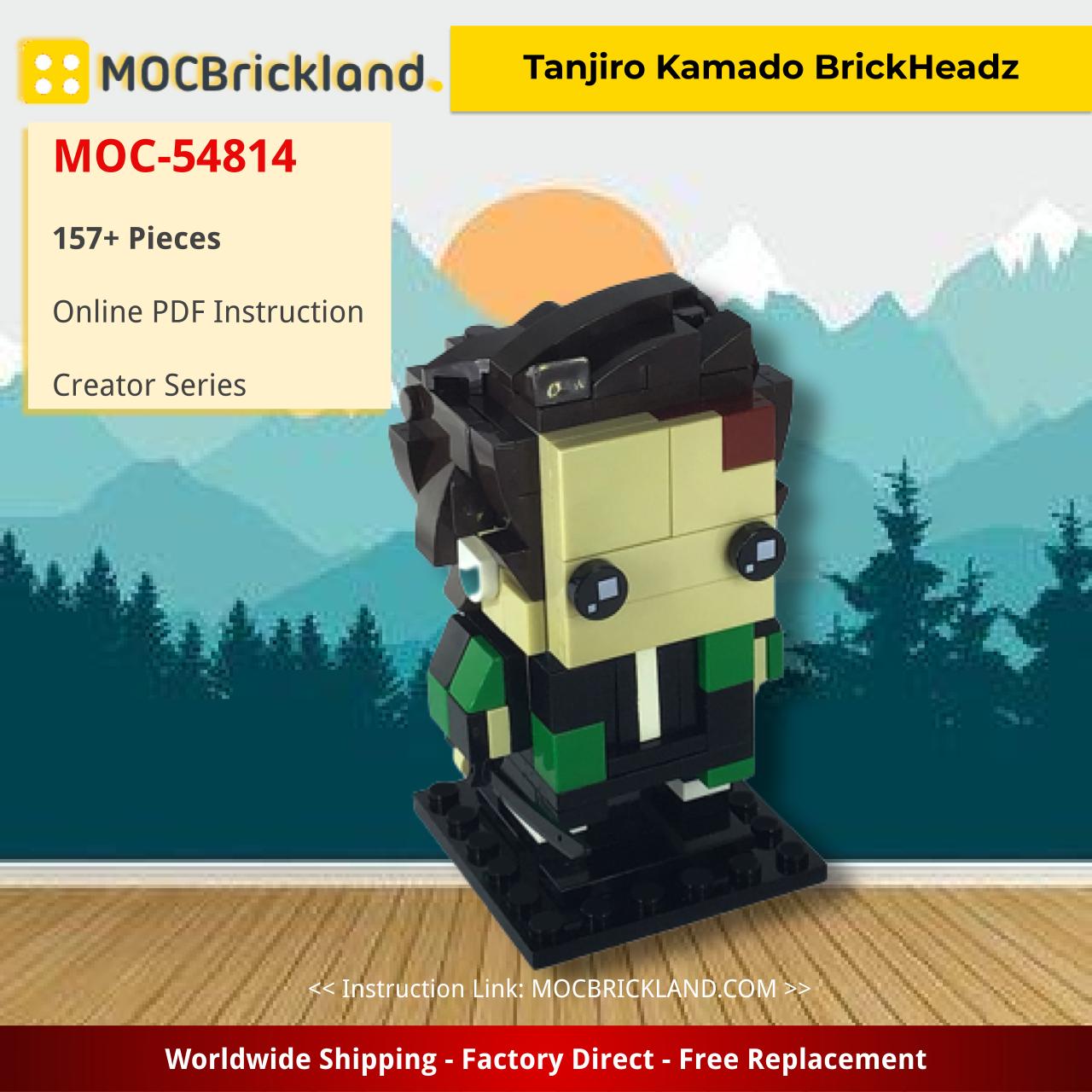 LEGO MOC Tanjiro Kamado BrickHeadz-Demon Slayer/Kimetsu No Yaiba by  NinjaChips20