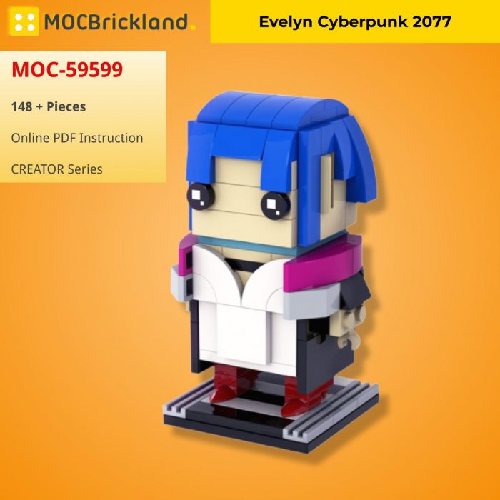 CREATOR MOC-59599 Evelyn Cyberpunk 2077 by Madglom MOCBRICKLAND