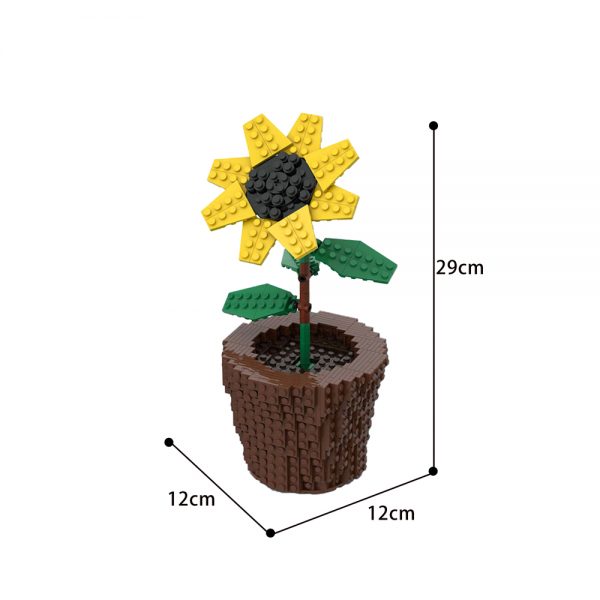 creator moc 59730 sunflower by anakin2001 mocbrickland 5741