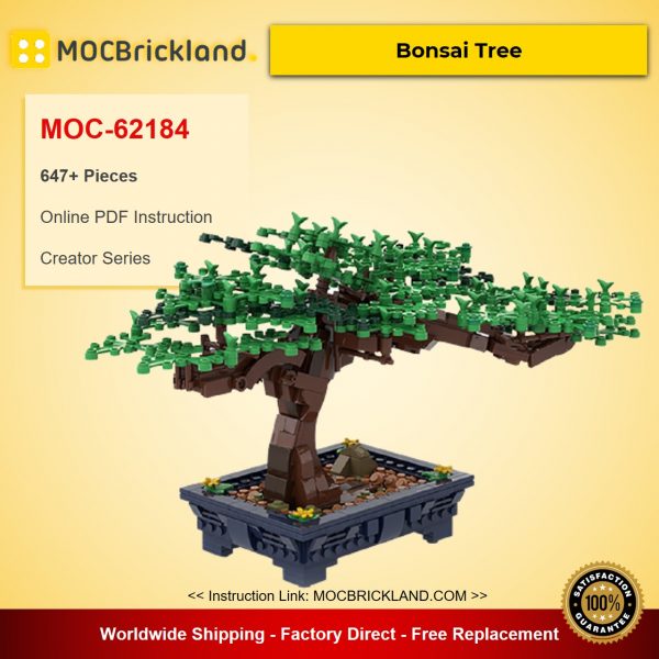 creator moc 62184 bonsai tree by gr33tje13 mocbrickland 2856