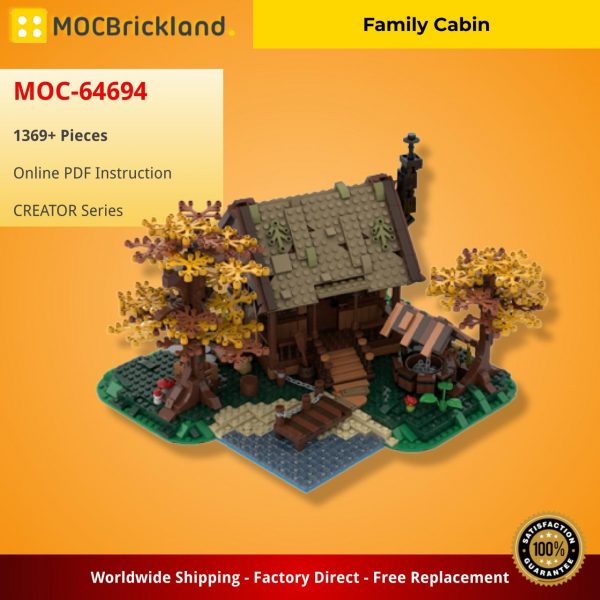 creator moc 64694 family cabin by gr33tje13 mocbrickland 5018