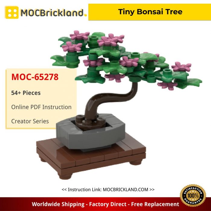 Creator MOC-65278 Tiny Bonsai Tree by Miro MOCBRICKLAND