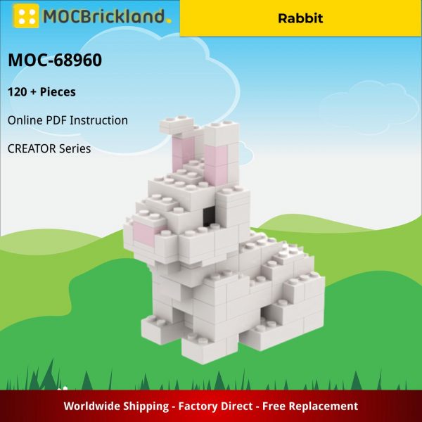 creator moc 68960 rabbit by brickand mocbrickland 3199